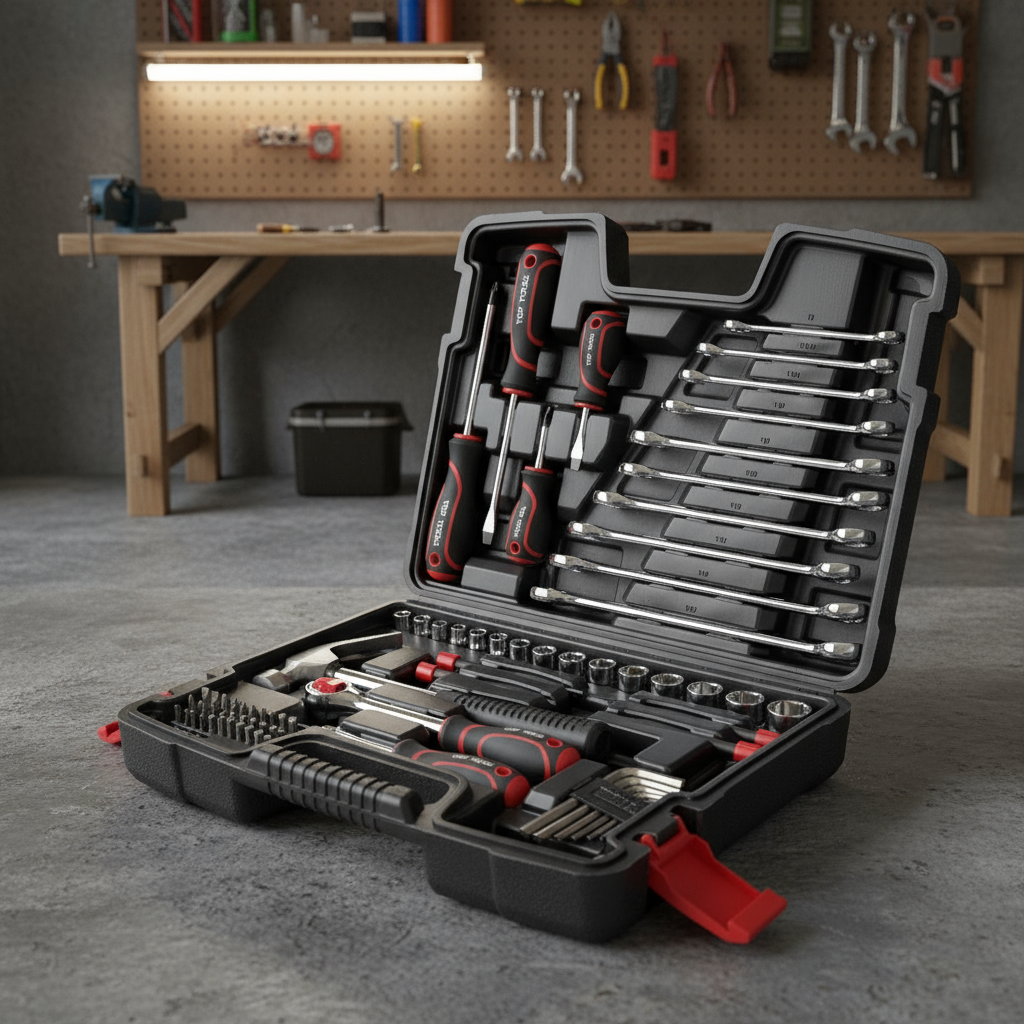 73 pc. Tool Kit for Home, Garage, Workshop